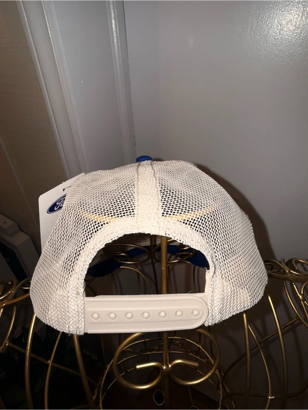 Blue Ford Trucker Hat with Embroidered Patch - Picture 3 of 3